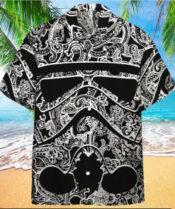 3D Star Wars Bandana Black And White Custom Hawaiian Shirt