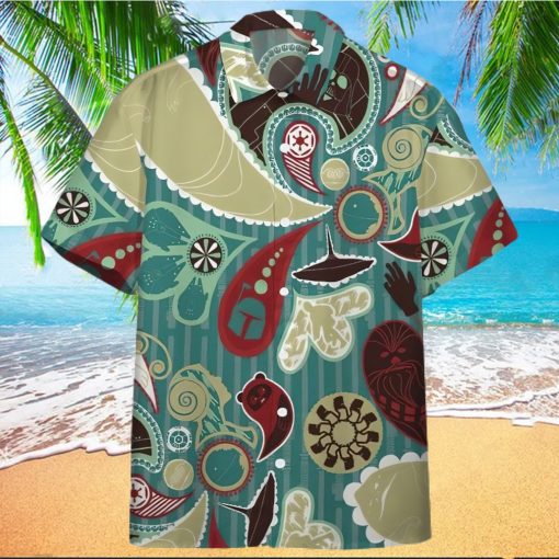 3D Star Wars Bandana Custom Turquoise Hawaiian Shirt