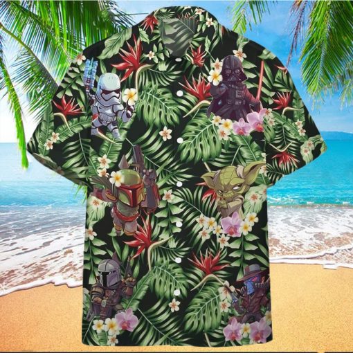 3D Star Wars Mini Characters The Floral Vibe Custom Hawaiian Shirt