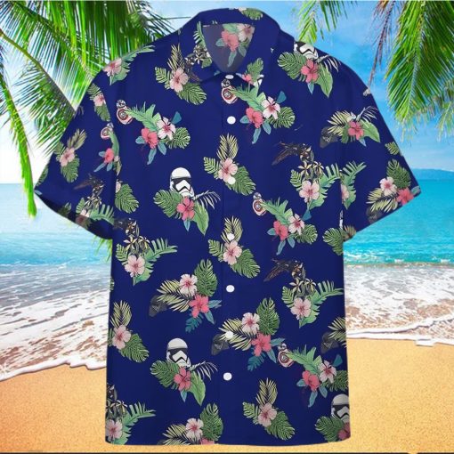 3D Star Wars The Floral Vibe Custom Hawaiian Shirt