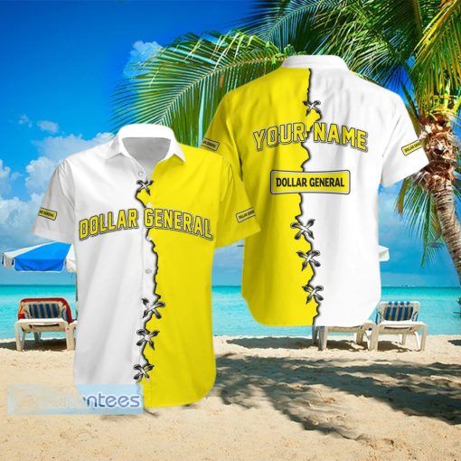 3d All Over Printed Dollar General 3D Hawaiian Shirt Men And Women Gift Custom Name