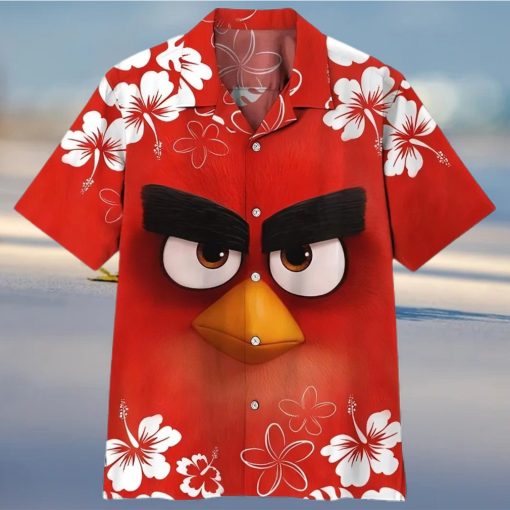 3d Angry Bird Hawaiian Shirt Outfit