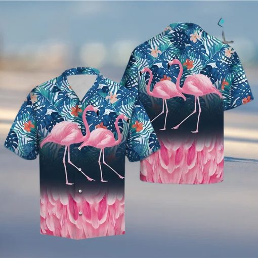 3d Flamingo Hawaiian Shirt