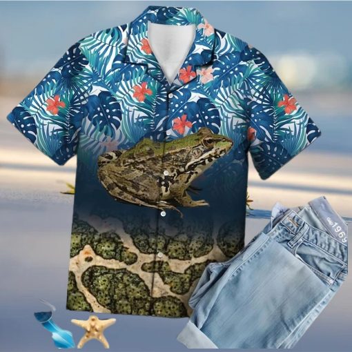 3d Frog Hawaiian Shirt