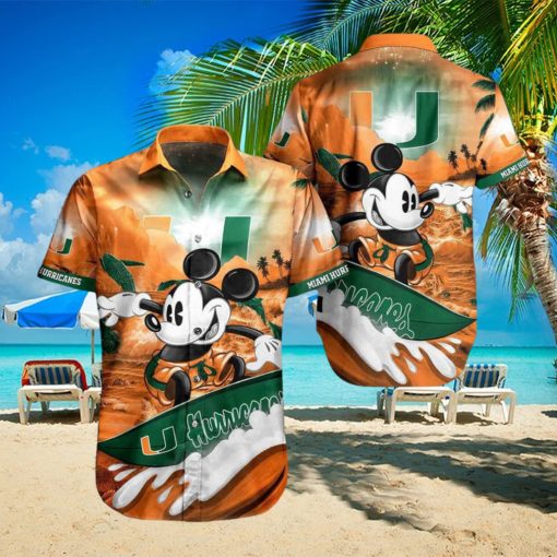 NCAA Miami Hurricanes Hawaiian Shirt