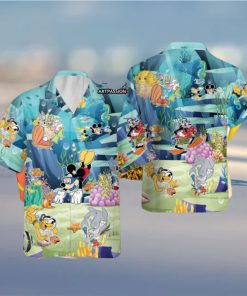 Mickey And Friends Hawaii Shirt, Mickey Aloha Shirt