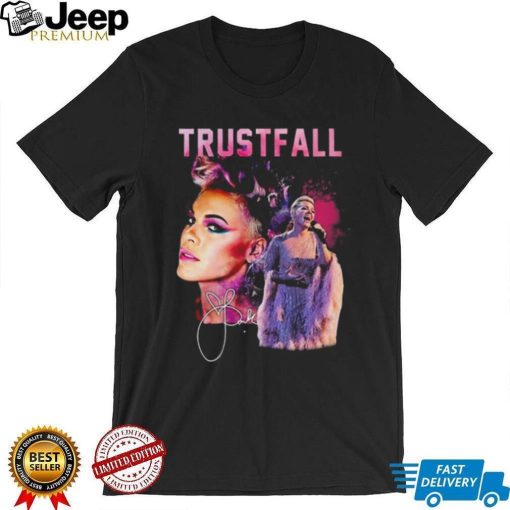 Trustfall – Pink signature shirt