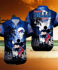 Buffalo Bills NFL Team Logo Baby Yoda Hawaiian Shirt