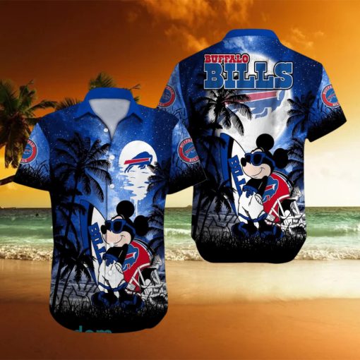 Buffalo Bills NFL Team Logo Baby Yoda Hawaiian Shirt