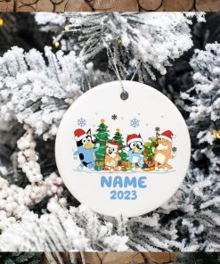 Bluey Christmas 2023 Ornament, Bluey Dog Christmas Ornament