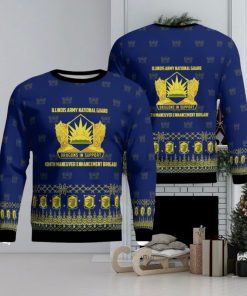404th Maneuver Enhancement Brigade Of Illinois Army National Guard Ugly Christmas 3D Sweater