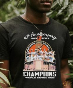 40th Anniversary 1983 2023 Champions World Series 1983 Shirt