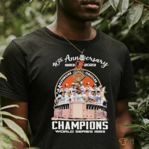 40th Anniversary 1983 2023 Champions World Series 1983 Shirt