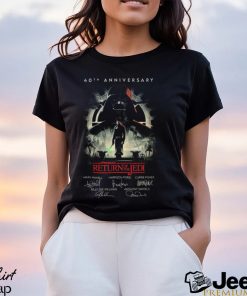 40th Anniversary Star Wars Return Of The Jedi Signature T Shirt