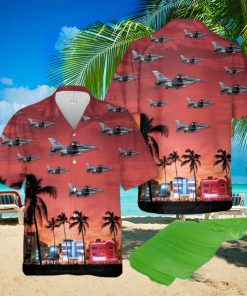 40th Flight Test Squadron 3247th Test Squadron F 16A Fighting Falcon Hawaiian Shirt