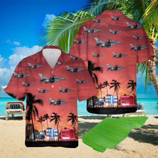 40th Flight Test Squadron 3247th Test Squadron F 16A Fighting Falcon Hawaiian Shirt