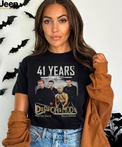 41 years 1980 2021 depechemode thank you for the memories shirt