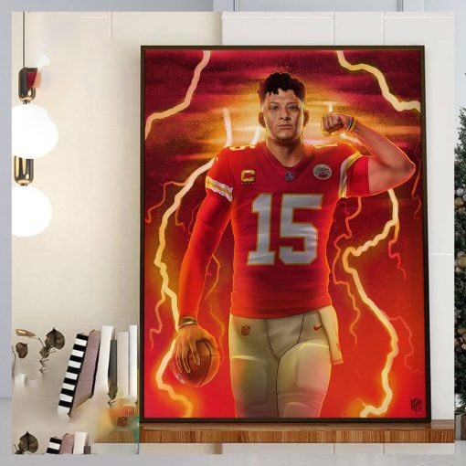 424 Yards And 4 TDs For Patrick Mahomes And 6 Straight Wins For Kansas City Chiefs Home Decor Poster Canvas