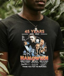 45 Years 1978 2023 Halloween Thank You For The Memories Shirt