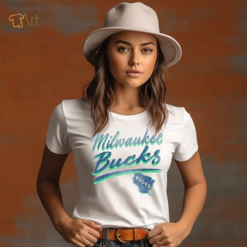 ’47 Brand Women’s 2023 24 City Edition Milwaukee Bucks Frankie T Shirt