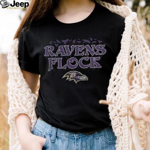 ’47 Men’s Baltimore Ravens Ravens Flock T Shirt