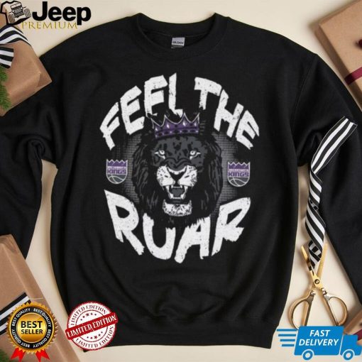 ’47 Men’s Sacramento Kings Feel The Roar Black T Shirt