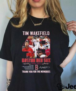 Tim Wakefield Boston Red Sox 1995 – 2011 Thank You For The Memories T Shirt