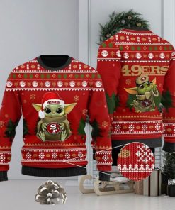 49ers Christmas Sweater Baby Yoda San Francisco 49ers Gift