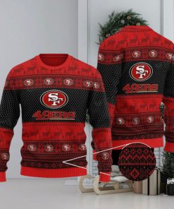 49ers Christmas Sweater Dot Pattern San Francisco 49ers Gift