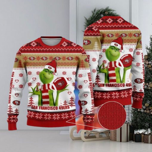 49ers Christmas Sweater Grinch San Francisco 49ers Gift