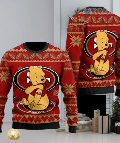 49ers Christmas Sweater Pooh Bear San Francisco 49ers Gift