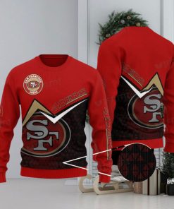 49ers Christmas Sweater Red And Black San Francisco 49ers Gift