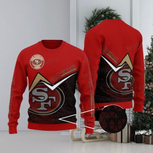 49ers Christmas Sweater Red And Black San Francisco 49ers Gift