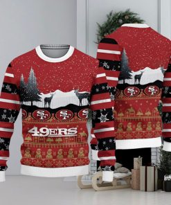 49ers Christmas Sweater Reindeer San Francisco 49ers Gift