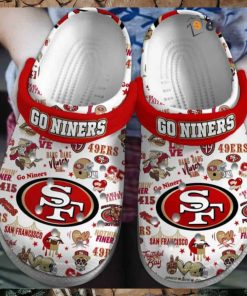 49ers Go Niners Christmas Clogs