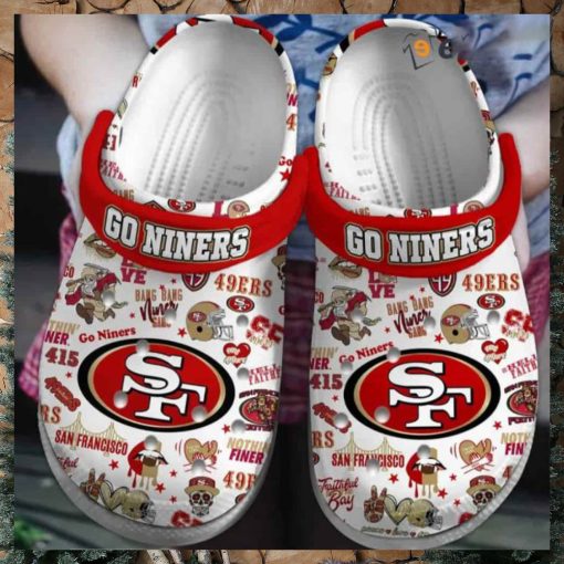 49ers Go Niners Christmas Clogs