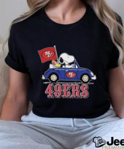 49ers Peanuts Snoopy And Woodstock Drive Car Shirt