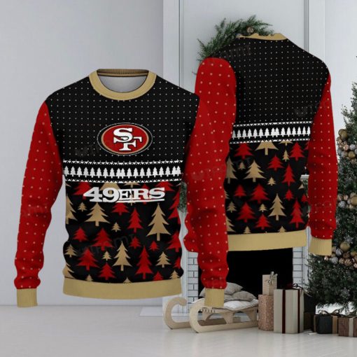 49ers Ugly Christmas Sweater Dot Pattern San Francisco 49ers Gift