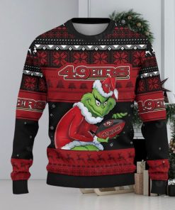 49ers Ugly Christmas Sweater Grinch San Francisco 49ers Gift