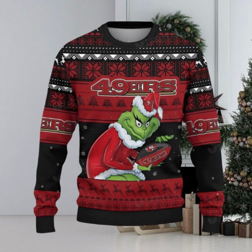 49ers Ugly Christmas Sweater Grinch San Francisco 49ers Gift