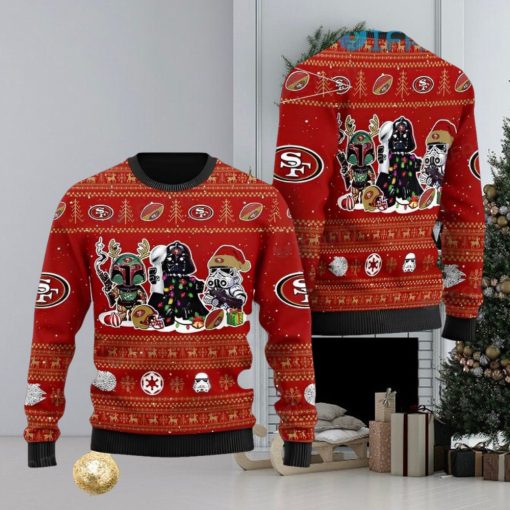 49ers Ugly Christmas Sweater Star Wars San Francisco 49ers Gift