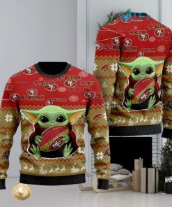 49ers Ugly Sweater Baby Yoda San Francisco 49ers Gift