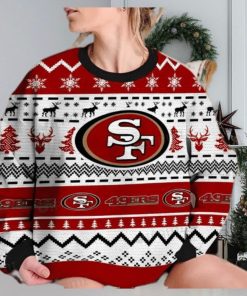 49ers Ugly Sweater Christmas Texture San Francisco 49ers Gift