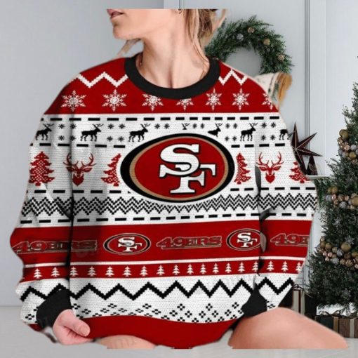 49ers Ugly Sweater Christmas Texture San Francisco 49ers Gift