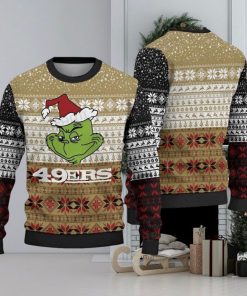 49ers Ugly Sweater Grinch San Francisco 49ers Gift