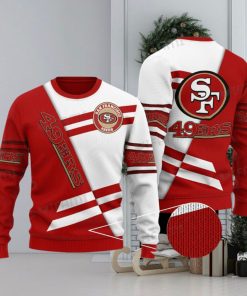 49ers Ugly Sweater White And Red San Francisco 49ers Gift