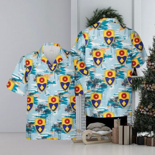 49th Military Police Brigade California Summer Beach Gift 3D Hawaiian Shirt