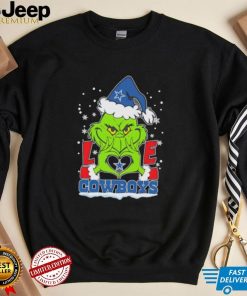 Santa Grinch love Dallas Cowboys shirt