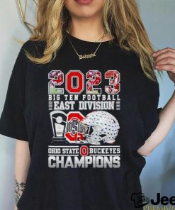 2023 Big Ten Football East Division Ohio State Buckeyes Champions T Shirt