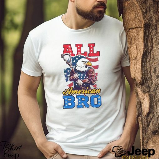 4th Of July All American Bro Eagle Softball 2023 Shirt